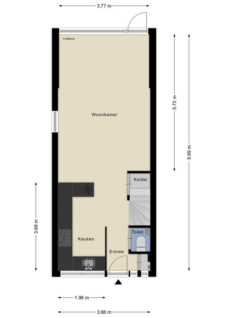 Sparstraat 1, Alphen Aan Den Rijn plattegrond-21