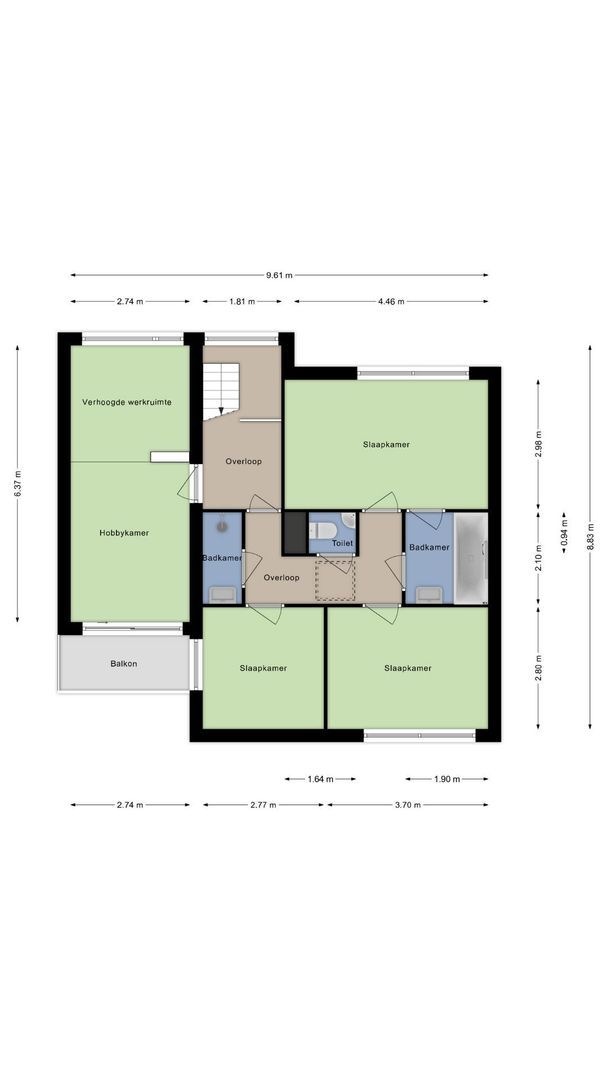 Barnsteenstraat 27, Alphen Aan Den Rijn plattegrond-35