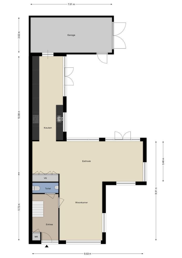 Drechtlaan 96, Leimuiden plattegrond-35