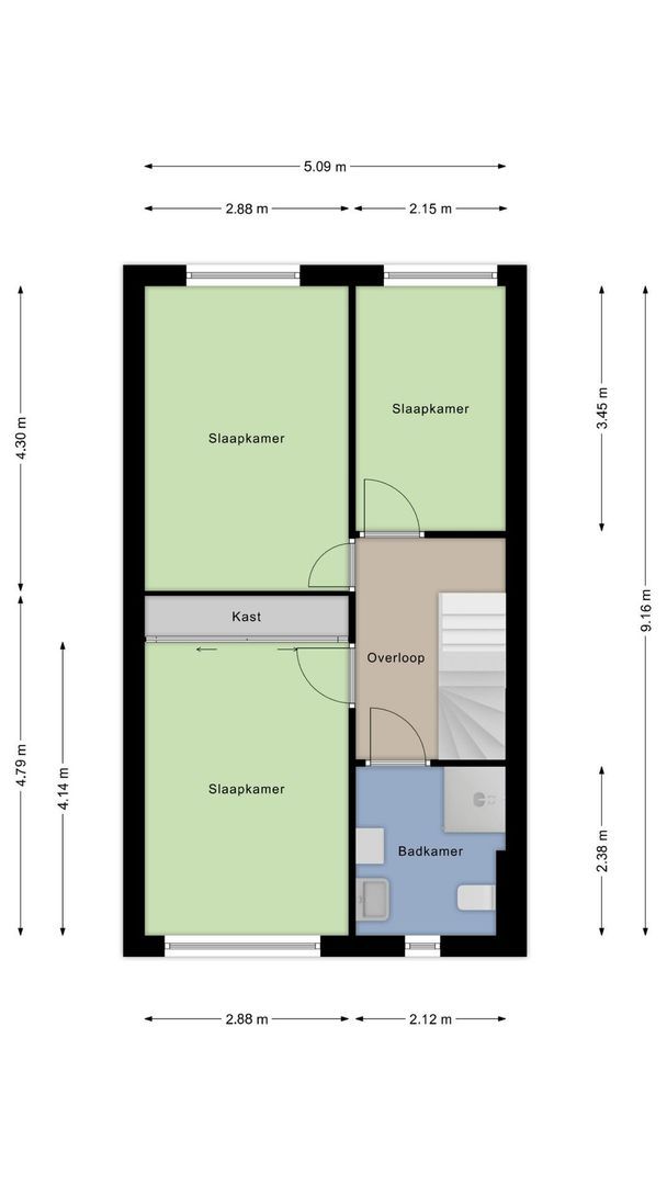 Schouw 57, Alphen Aan Den Rijn plattegrond-22