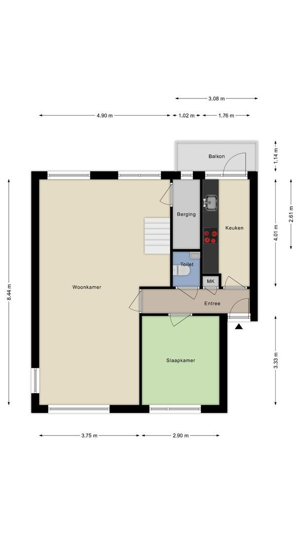 Witte de Withstraat 32, Alphen Aan Den Rijn plattegrond-16