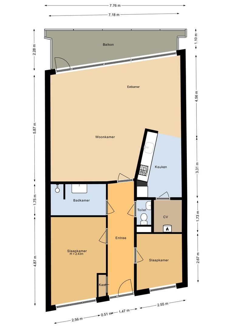 Keersluis 4, Alphen Aan Den Rijn plattegrond-23