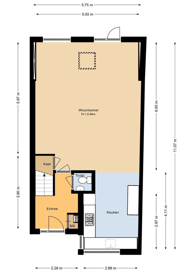 Evenaar 404, Alphen Aan Den Rijn plattegrond-24