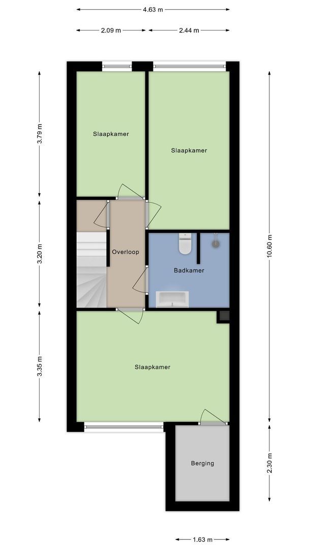 Schepenstraat 37, Ter Aar plattegrond-22