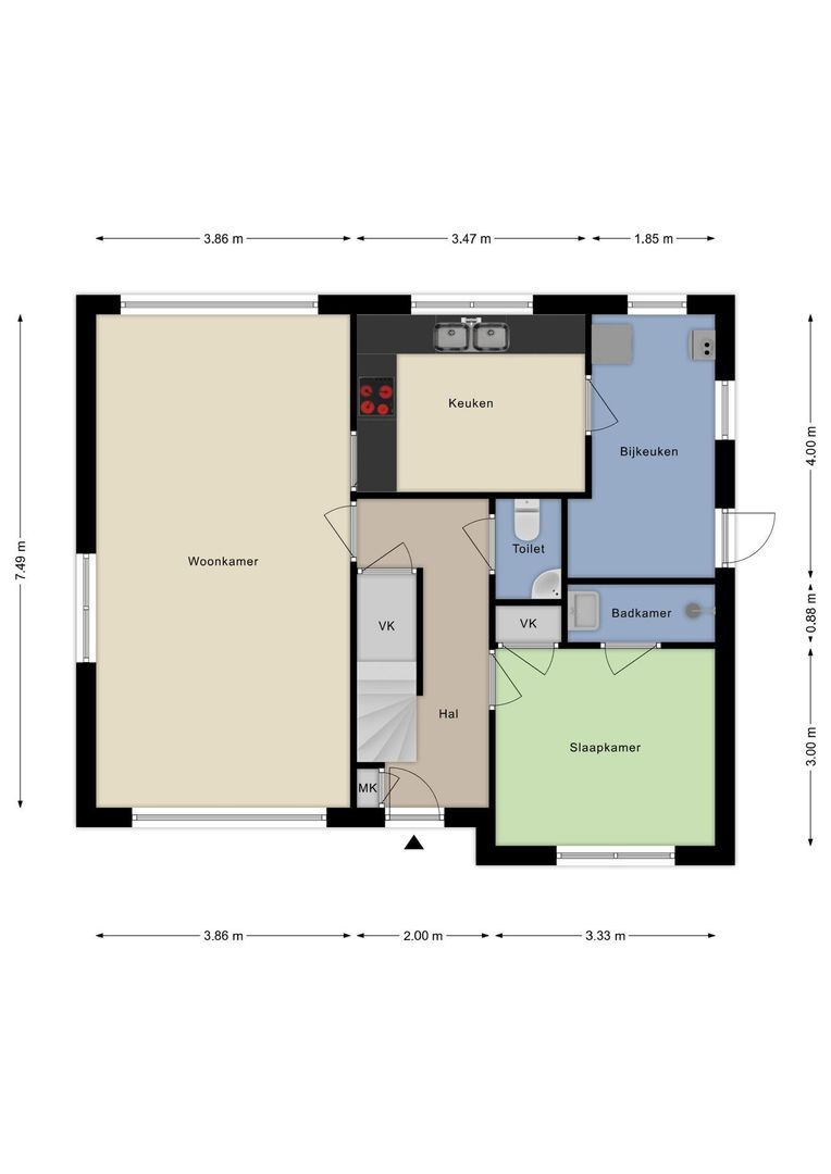 Noordenseweg 25, Nieuwkoop plattegrond-38