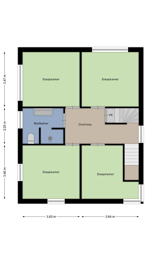 Standaardmolen 1, Alphen Aan Den Rijn plattegrond-38