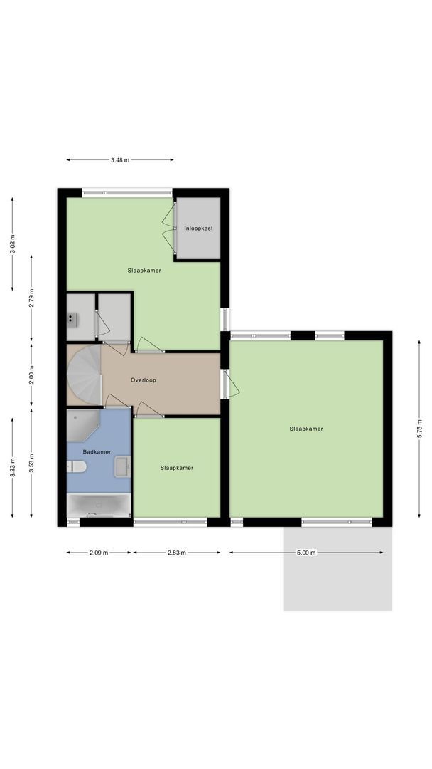 A.G.M. van der Hoevenstraat 85, Ter Aar plattegrond-41
