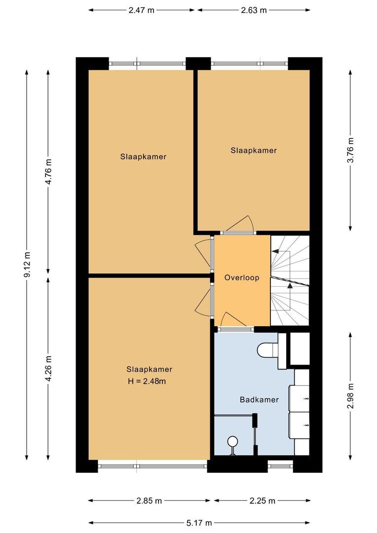 Kopenhagensingel 41, Alphen Aan Den Rijn plattegrond-32