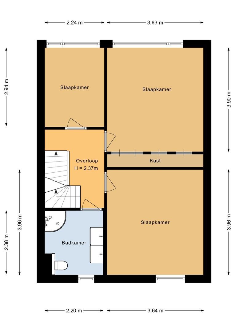 Vivaldihof 75, Alphen Aan Den Rijn plattegrond-25