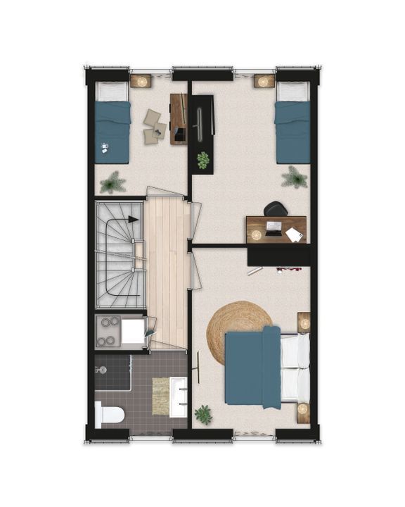 Tussenwoning (2 bouwlagen; tuin west) 11 ong, Delfzijl foto-7
