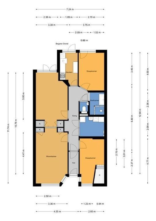 De Moucheronstraat 86, Den Haag floorplan-0