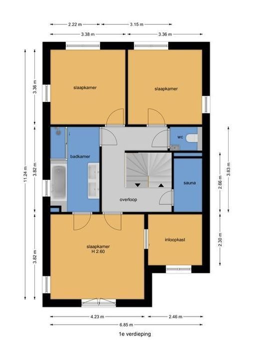 Dokter Bakkerenlaan 6, Nootdorp floorplan-1