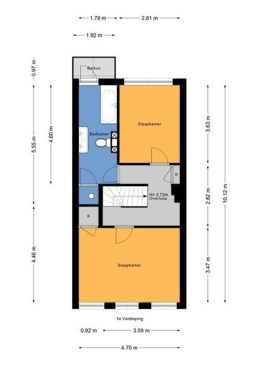 Agrippinastraat 28, Voorburg floorplan-1