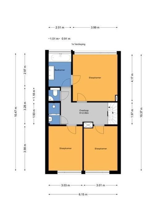 Willem de Bijelaan 77, Voorburg floorplan-1