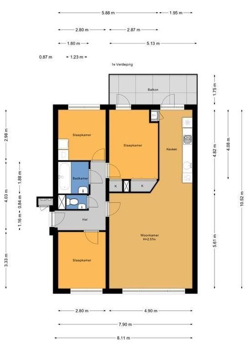 Prinses Margrietlaan 133, Voorburg floorplan-0