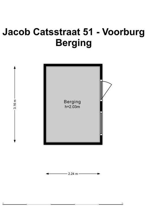 Jacob Catsstraat 51, Voorburg floorplan-1