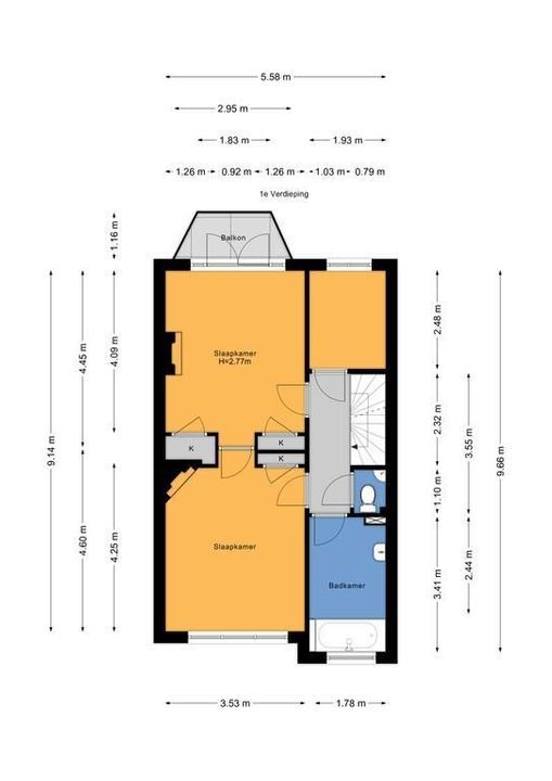 Rembrandtlaan 21, Voorburg floorplan-1
