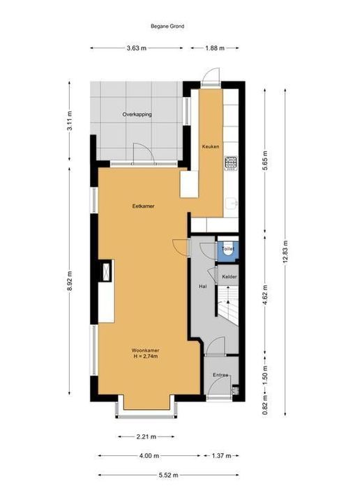 Cremerstraat 21, Voorburg floorplan-0