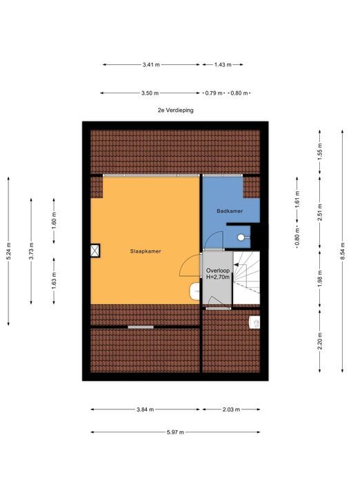 Patrijslaan 12 A, Leidschendam floorplan-2