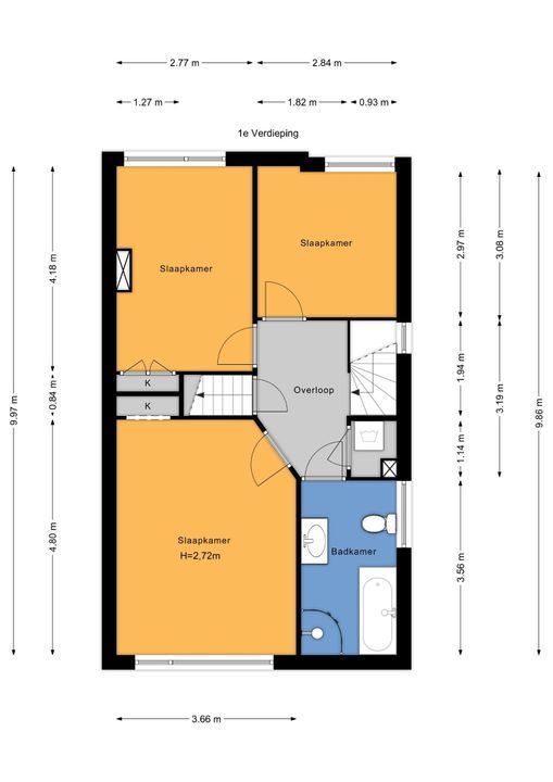 Waalhofflaan 9, Voorburg floorplan-1
