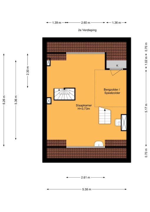 van Lugtenburgstraat 10, Voorburg floorplan-2