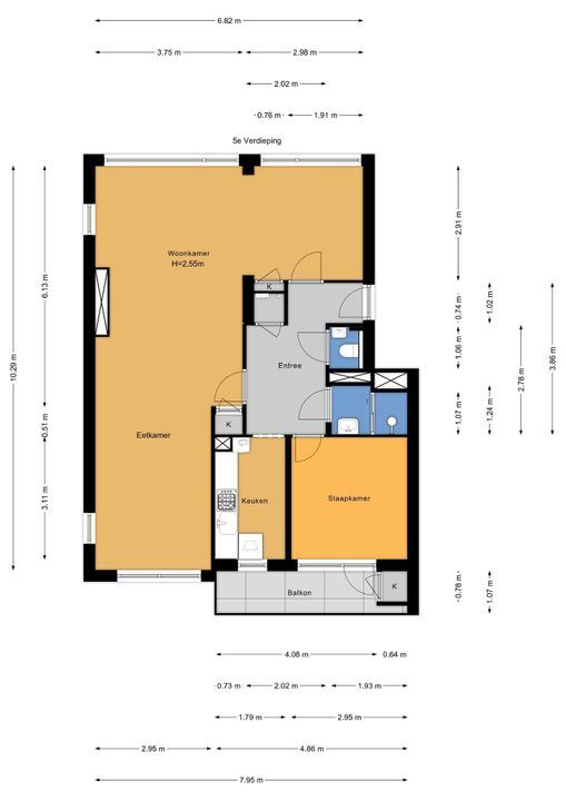 Burgemeester Caan van Necklaan 331, Leidschendam floorplan-0