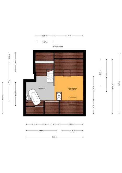 Carel Vosmaerstraat 10, Voorburg floorplan-1
