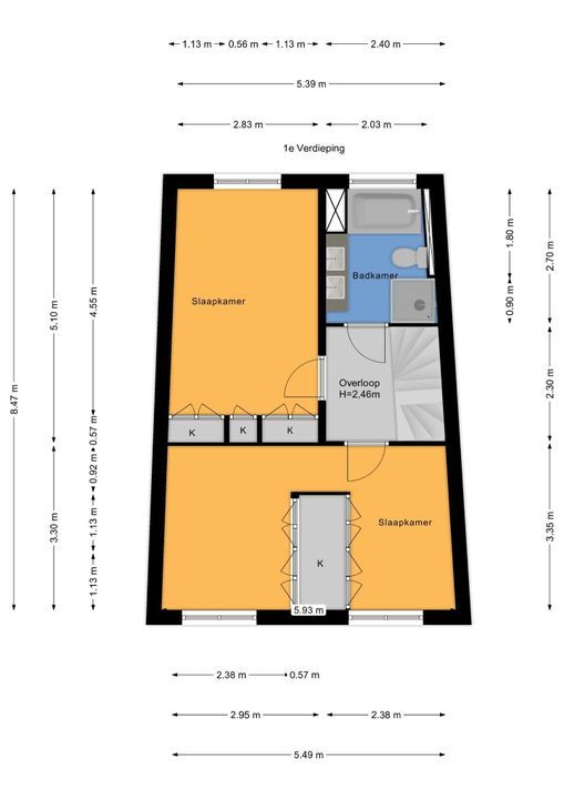 Laurisgelt 4, Voorburg floorplan-1