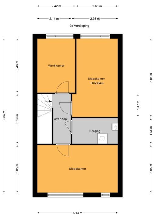 Hongarenburg 265, Den Haag floorplan-3