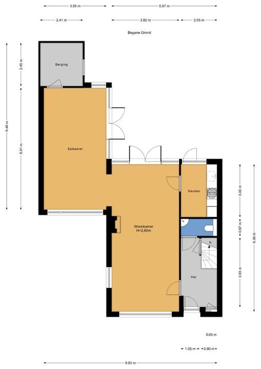 Patrijslaan 12 A, Leidschendam floorplan-0