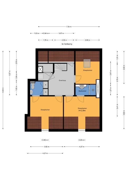 Theresiastraat 104, Den Haag floorplan-1
