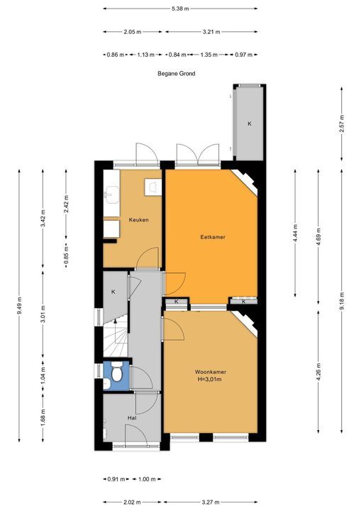 Oranjelust 60, Voorburg floorplan-0