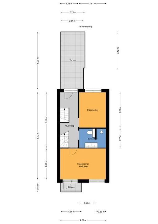 Loolaan 44, Voorburg floorplan-1