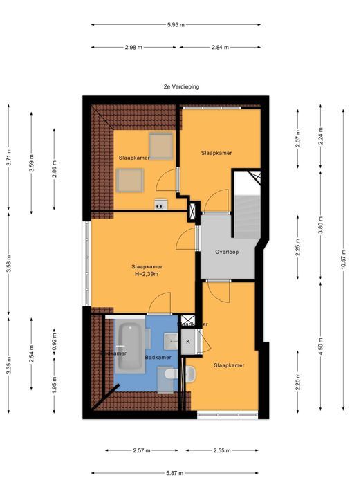 Parkweg 170, Voorburg floorplan-2