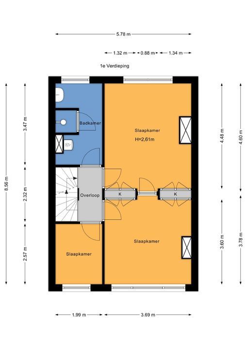 Oostvlietstraat 46, Voorburg floorplan-1