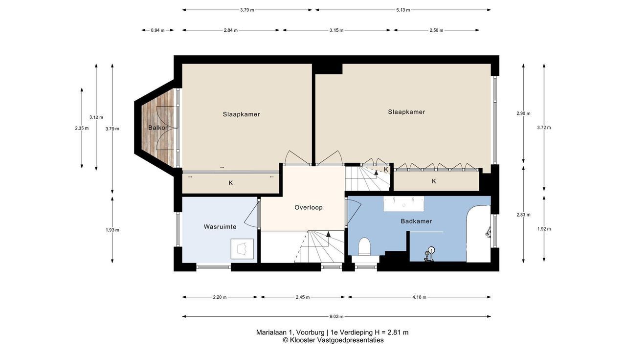 Marialaan 1, Voorburg floorplan-1