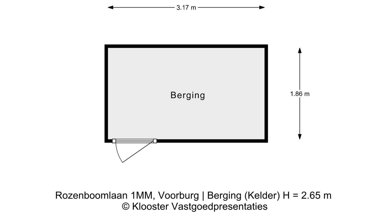 Rozenboomlaan 1 MM, Voorburg floorplan-1