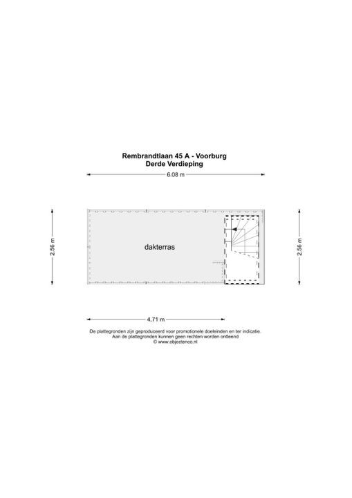 Rembrandtlaan 45 A, Voorburg floorplan-1