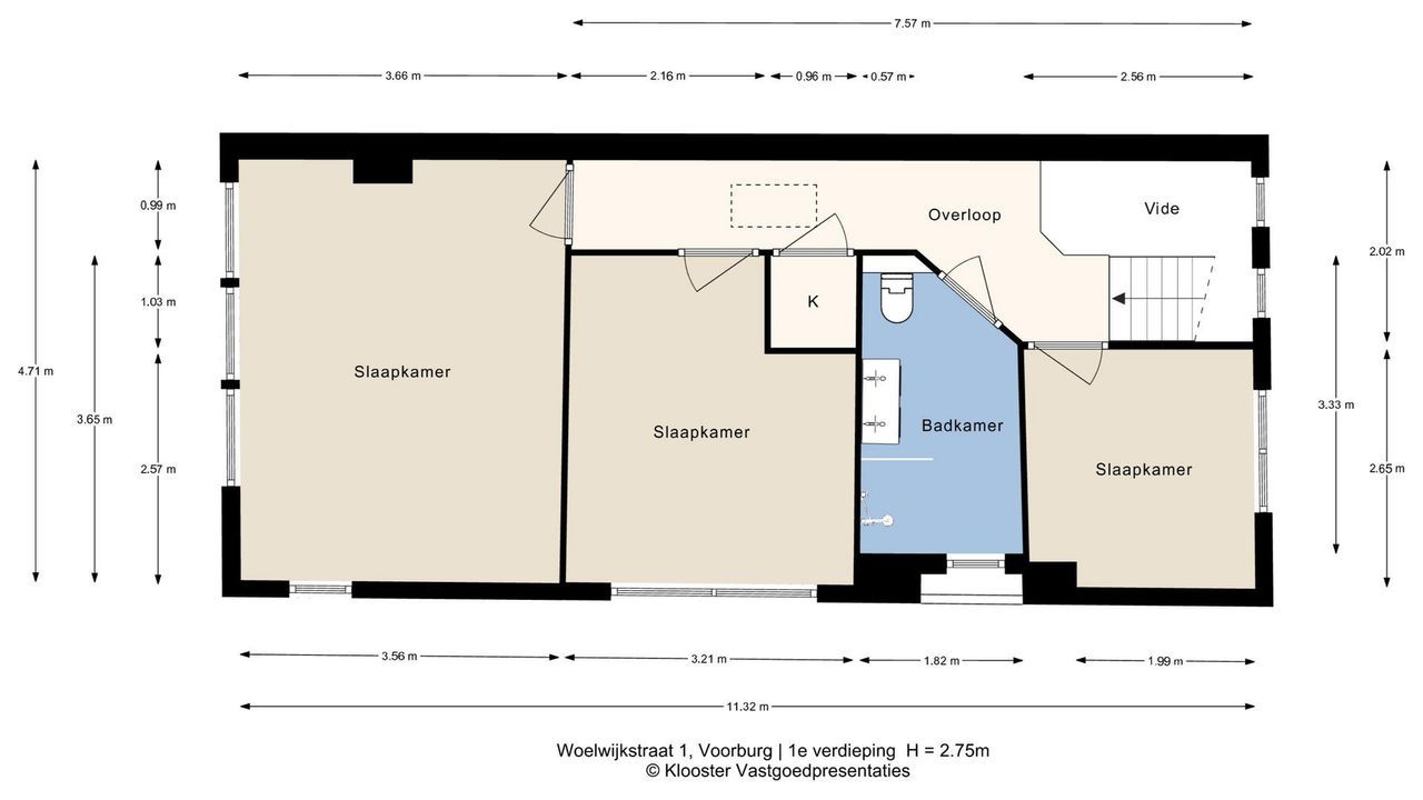 Woelwijkstraat 1, Voorburg floorplan-1