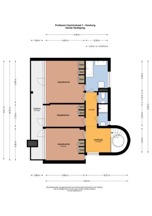 Professor Casimirstraat 1, Voorburg floorplan-1