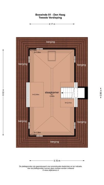 Boswinde 81, Den Haag floorplan-2