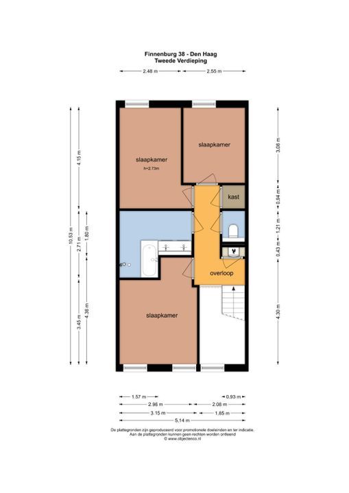 Finnenburg 38, Den Haag floorplan-2