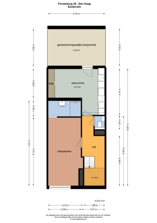 Finnenburg 38, Den Haag floorplan-3