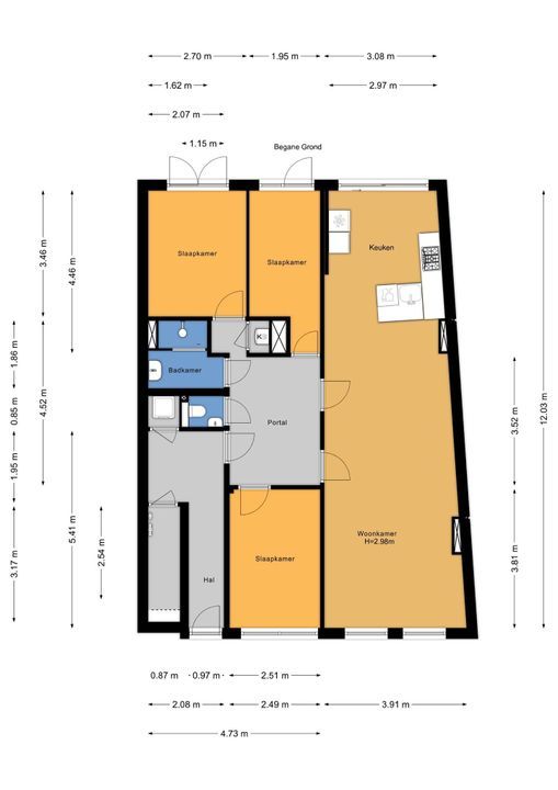 Weimarstraat 399, Den Haag floorplan-0