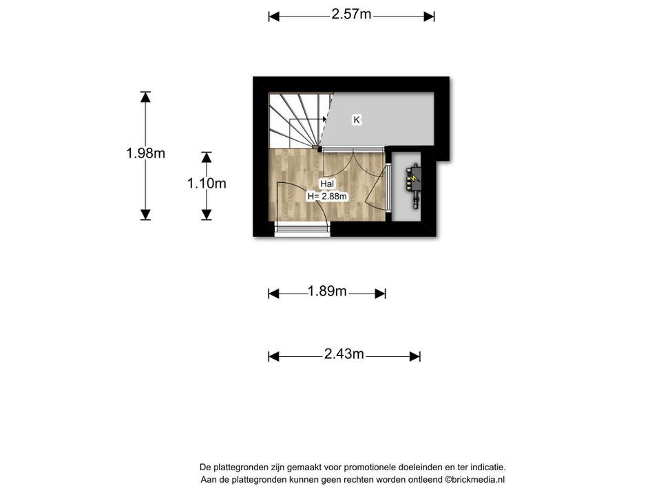 Koningin Wilhelminalaan 411, Voorburg floorplan-0