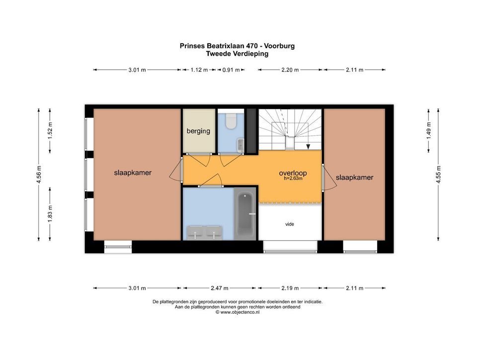 Prinses Beatrixlaan 470, Voorburg floorplan-2