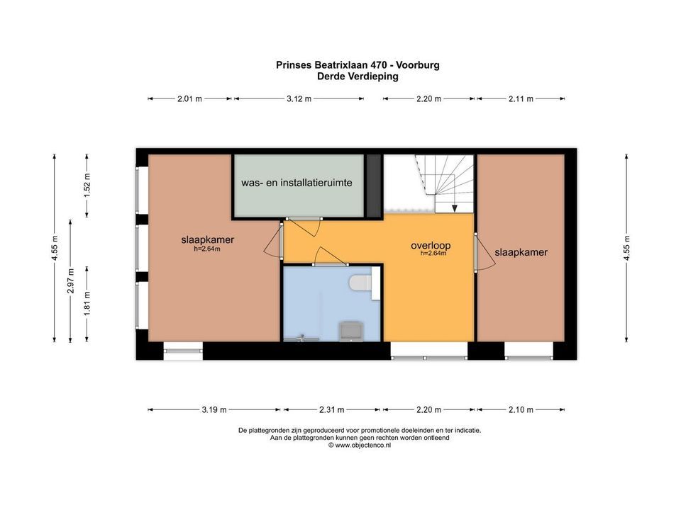 Prinses Beatrixlaan 470, Voorburg floorplan-3