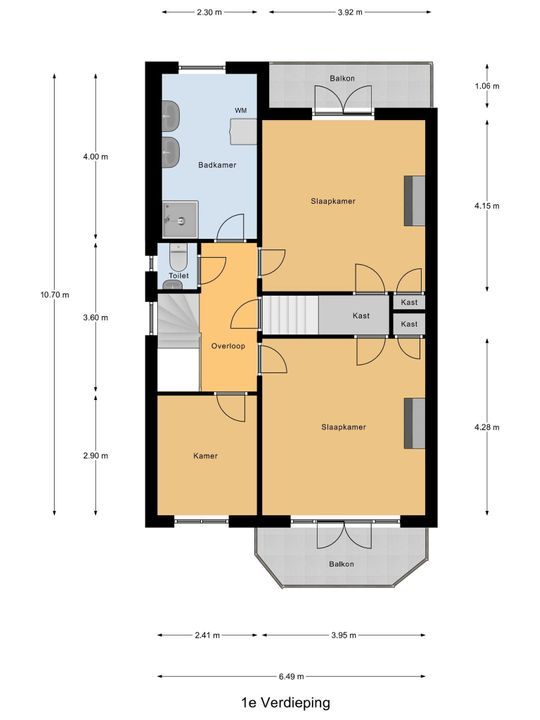 Laan van Oostenburg 33, Voorburg floorplan-1