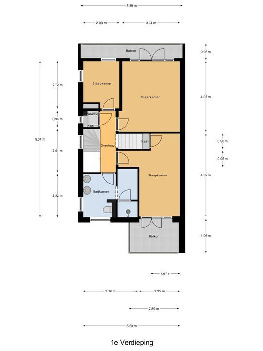 Hofwijckstraat 48, Voorburg floorplan-1