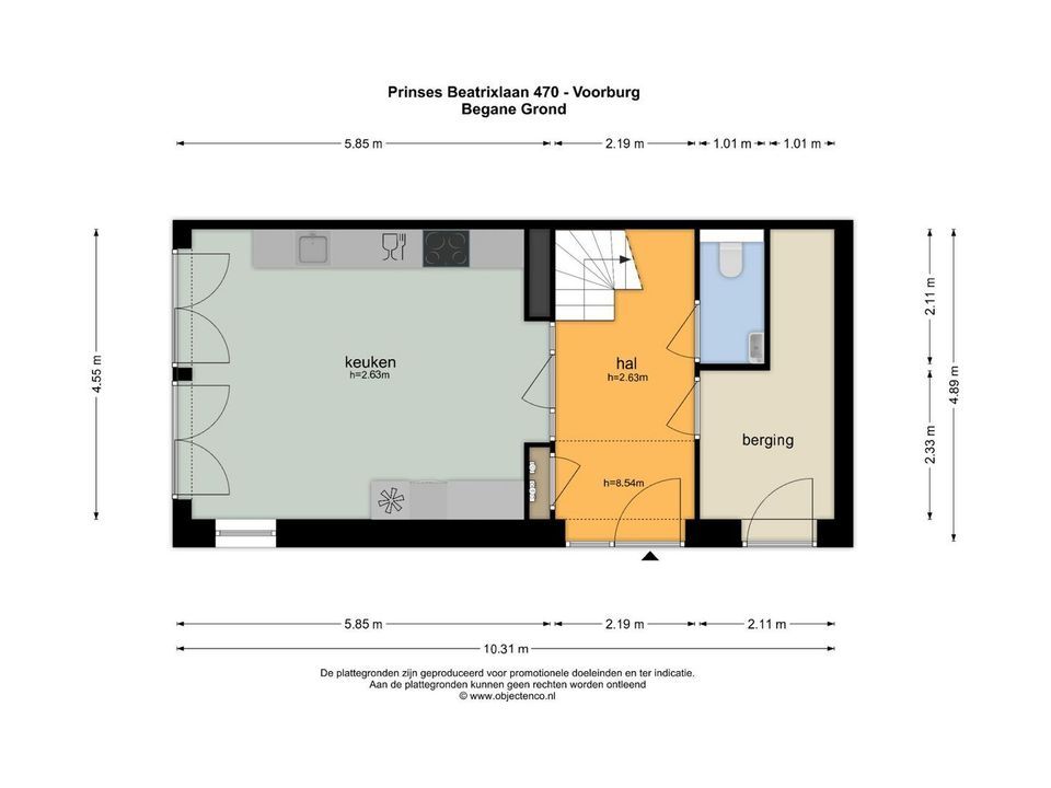 Prinses Beatrixlaan 470, Voorburg floorplan-0